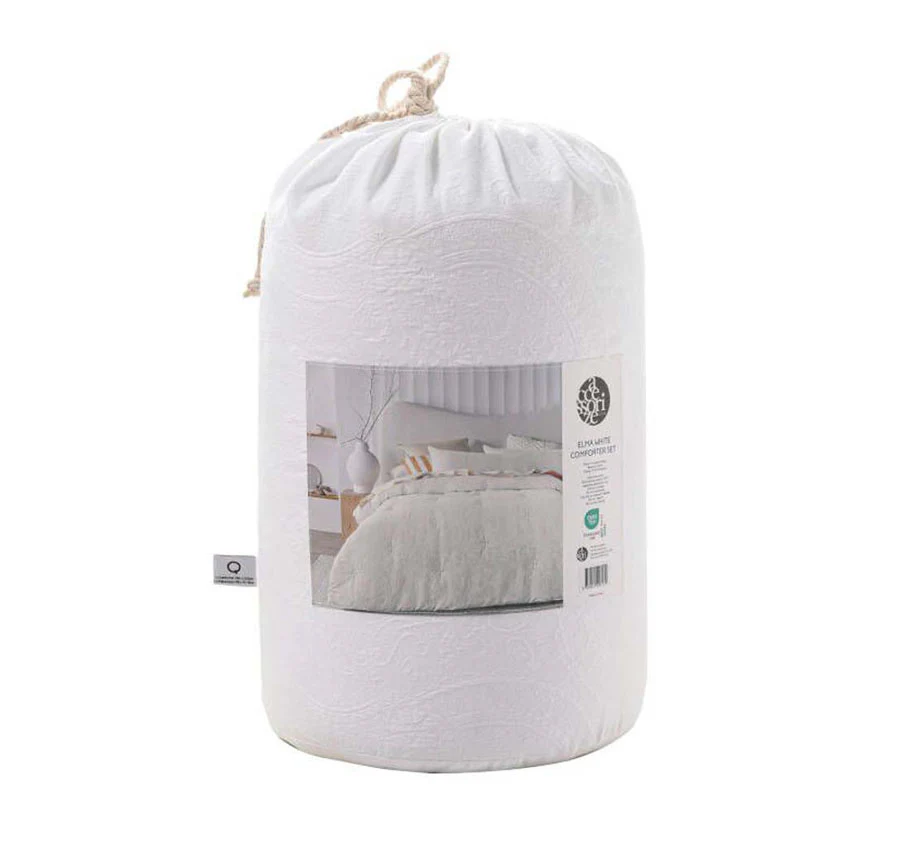 Elma Comforter Set Range White - Image 2