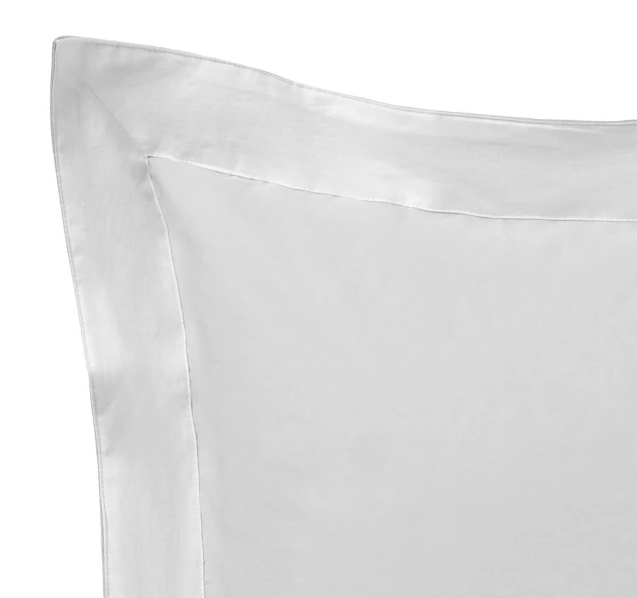 Hotel Deluxe Standard Tailored Pillowcase Pair White - Image 2
