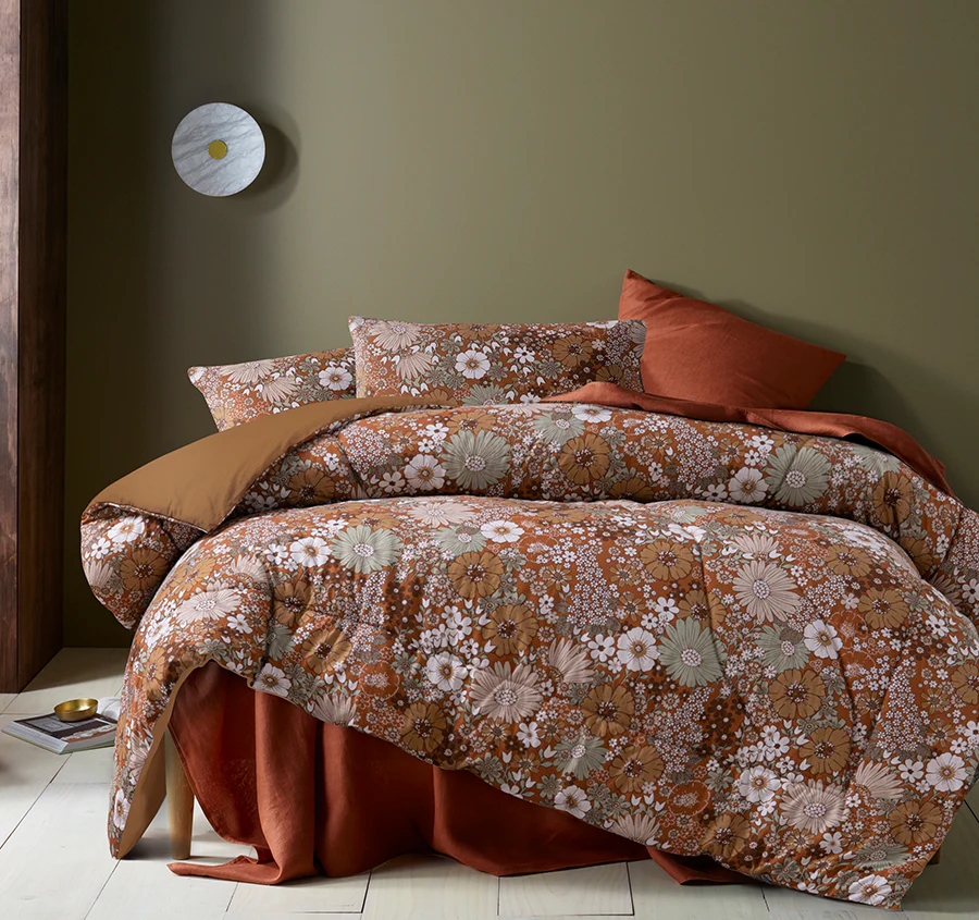 Rainbow Garden Comforter Set Range Autumn