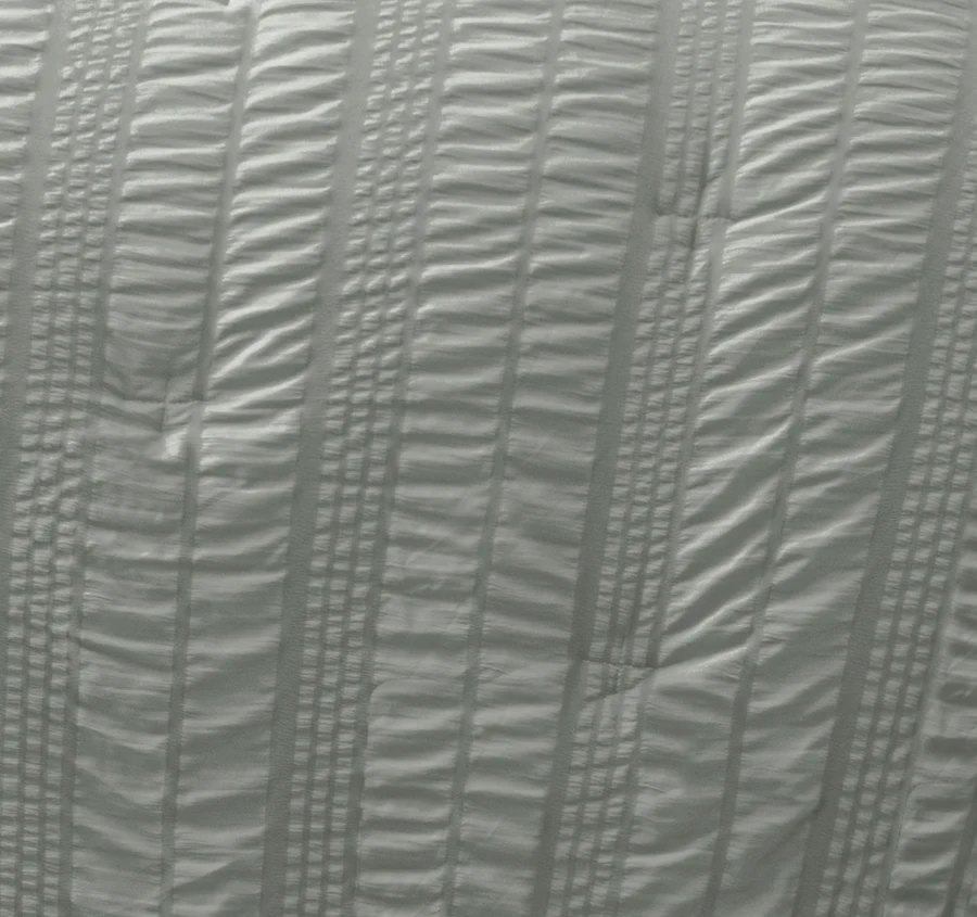 Seersucker Comforter Set Range Sage - Image 2