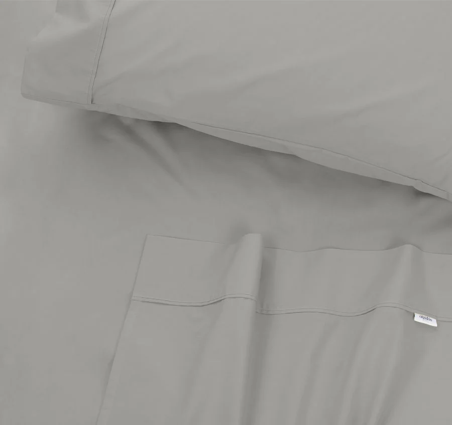 500THC Organic Cotton Sheet Set Platinum - Image 3