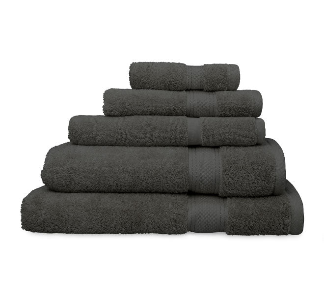 St Regis 600GSM Bath Towel Range Charcoal