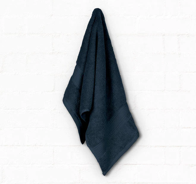 St Regis 600GSM Bath Towel Range Navy - Image 5