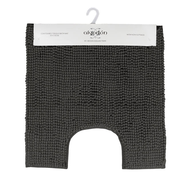 Toggle 1600GSM Microfibre Non-Slip Bath Mat Range Charcoal - Image 4