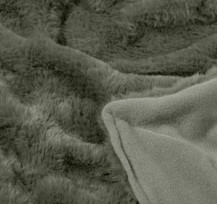 Clayton 130x170cm Throw Rug Khaki - Image 2
