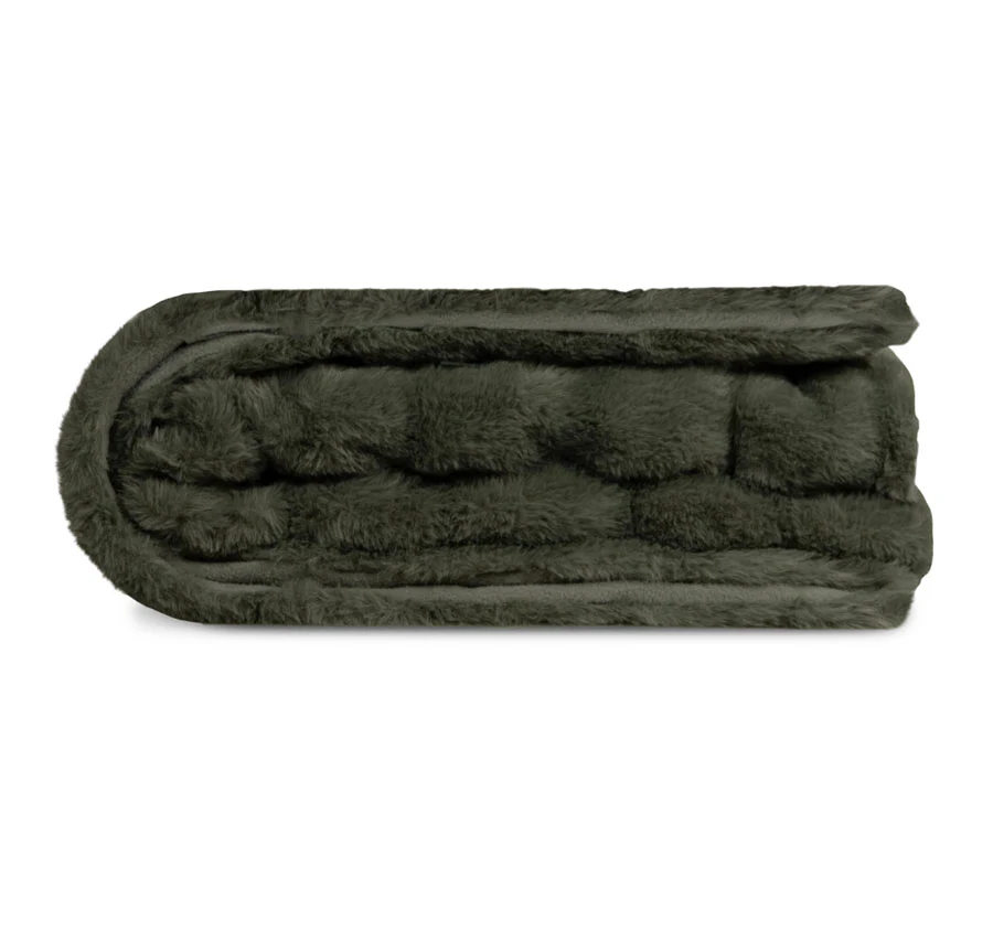 Clayton 130x170cm Throw Rug Khaki - Image 4
