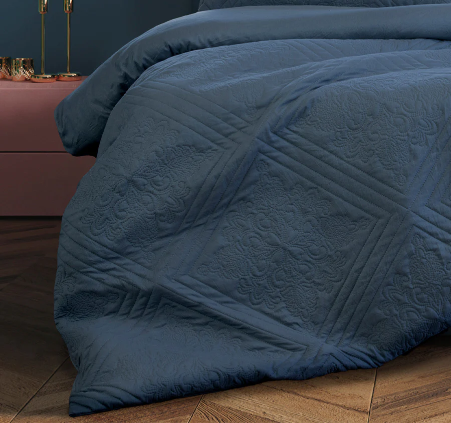Eddison Quilt Cover Set Range Cornflower - Image 3