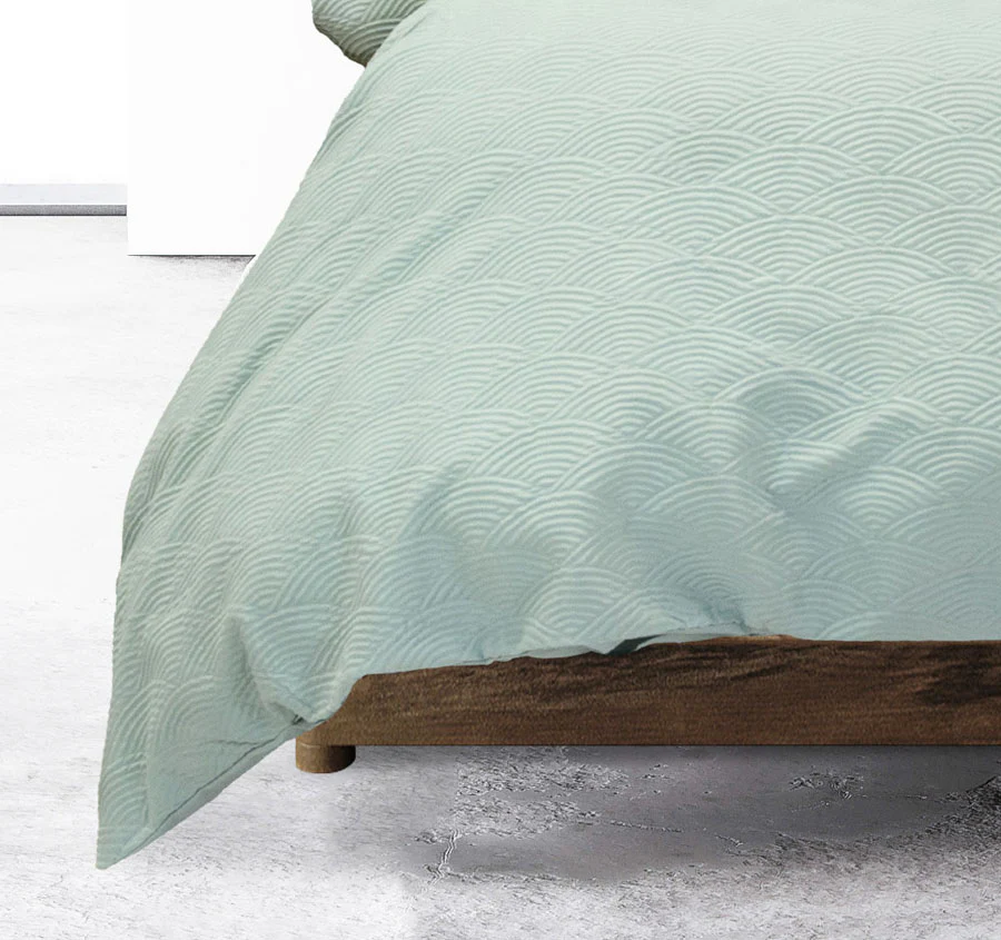 Everly Quilt Cover Set Range Eucalyptus - Image 3