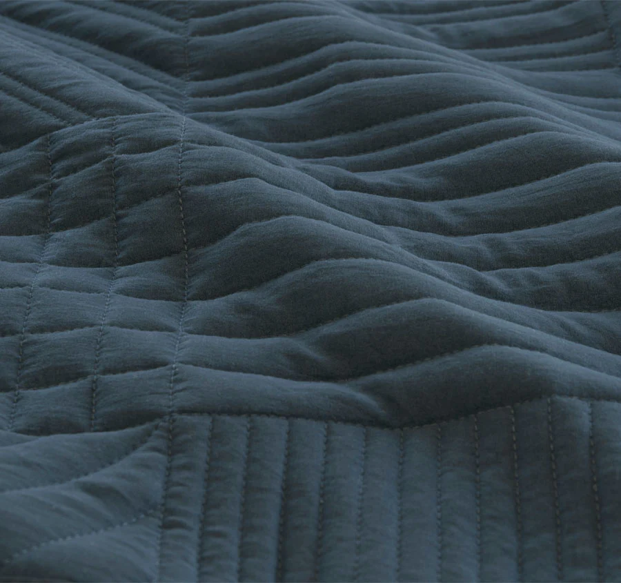 Finley Coverlet Set Navy - Image 2