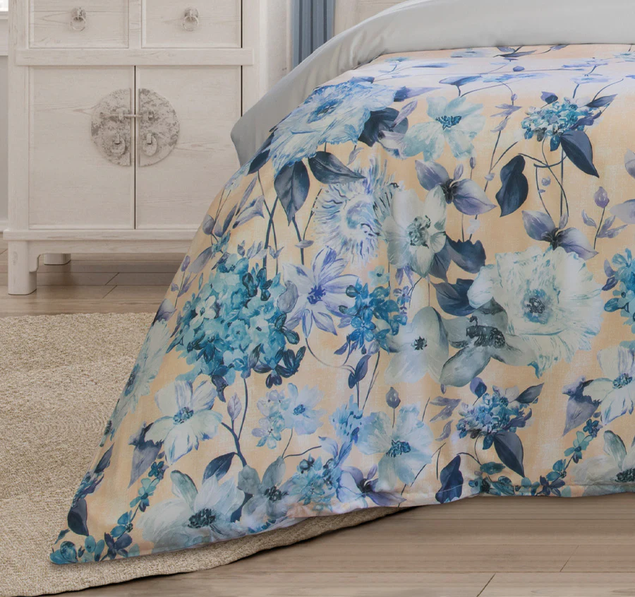Peach Blossom Quilt Cover Set Range Multi - Image 3