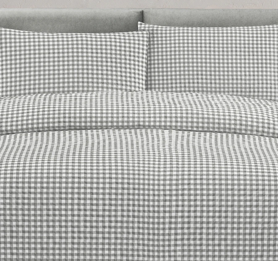Rowe Quilt Cover Set Range Grey - Image 4