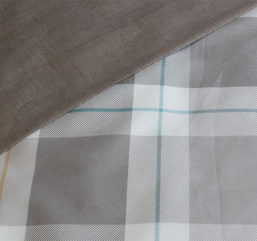 Chester Quilt Cover Set Range Grey - Image 2