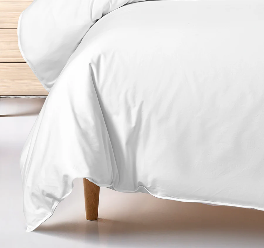 Bamboo Eco 400THC Cotton Quilt Cover Set Range White - Image 3
