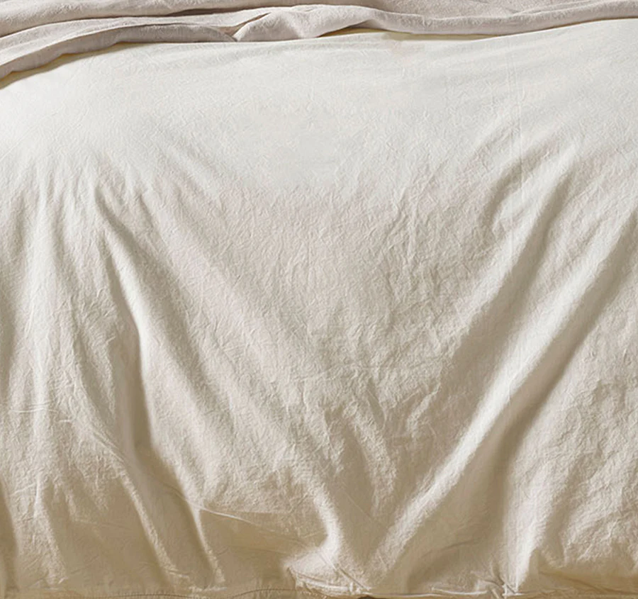 Evie Organic Cotton Quilt Cover Range White - Image 2