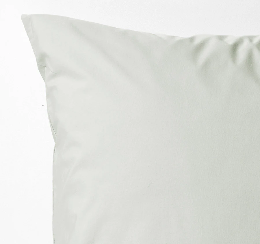 Halo Organic Cotton European Pillowcase Sage - Image 2