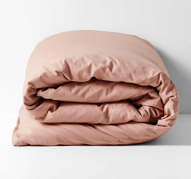 Halo Organic Cotton Quilt Cover Range Rosewater - Image 4