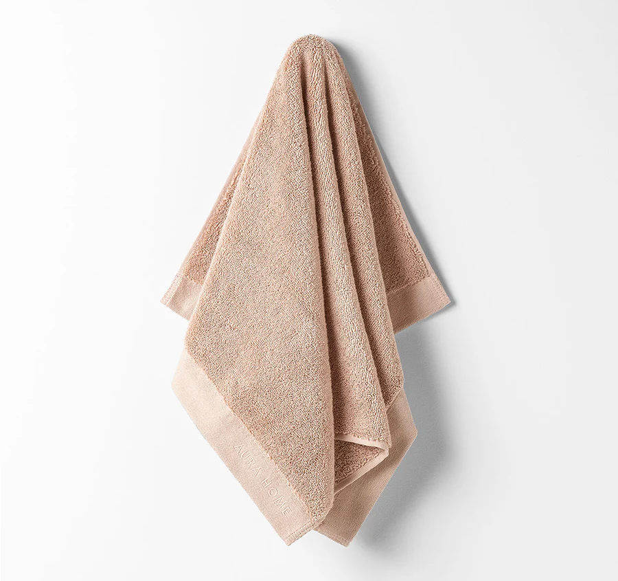 Haven 5 Piece 700GSM Cotton Bath Towel Set Shell - Image 4
