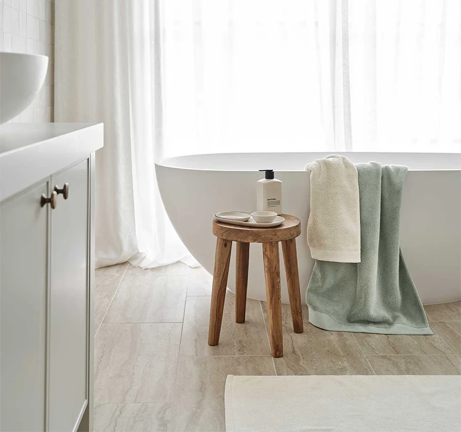 Haven 700GSM Bath Towel Range Sand - Image 6