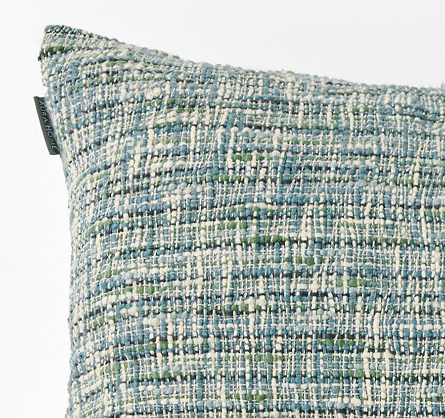 Hutton 40x60cm Filled Cushion Azure - Image 2