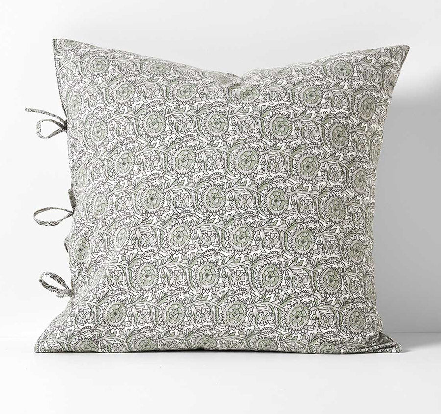 Jaipur European Pillowcase Mist and Feather