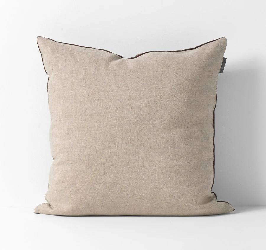 Luxury Velvet 50x50cm Filled Cushion Chocolate - Image 3