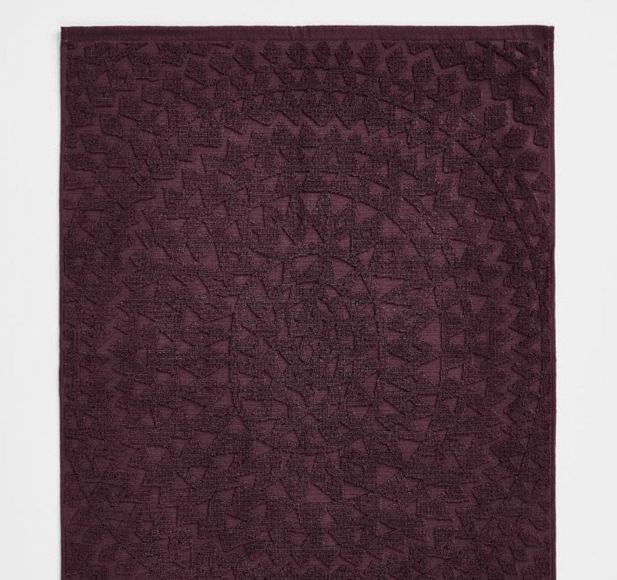 Maya 840GSM Cotton Bath Mat Fig - Image 2