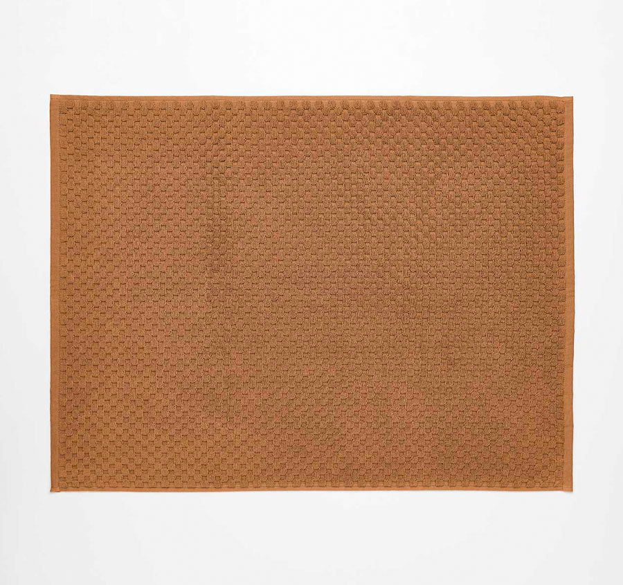 Milos 5 Piece 650GSM Cotton Bath Towel Set Caramel - Image 6