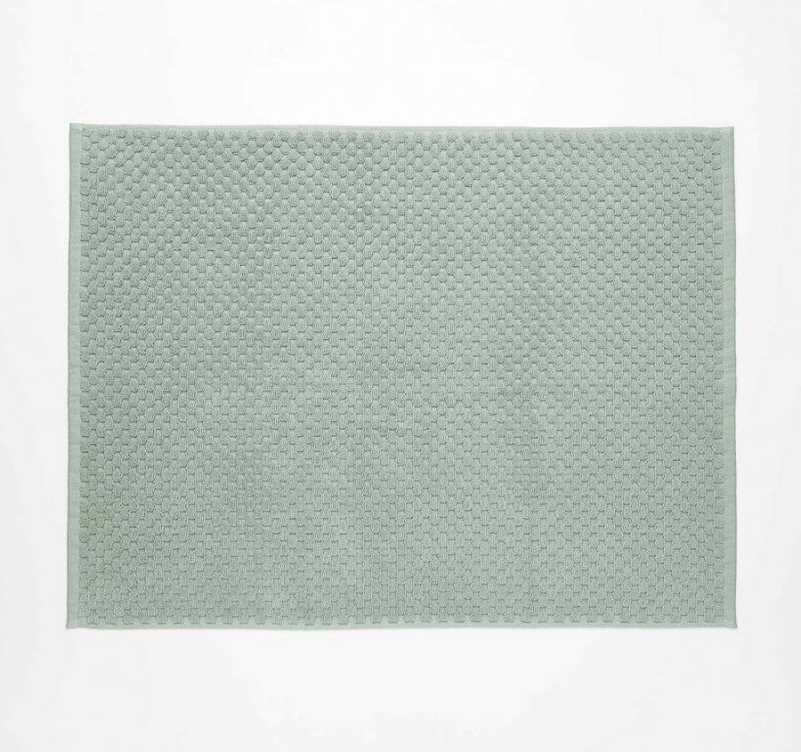 Milos 5 Piece 650GSM Cotton Bath Towel Set Sage - Image 6