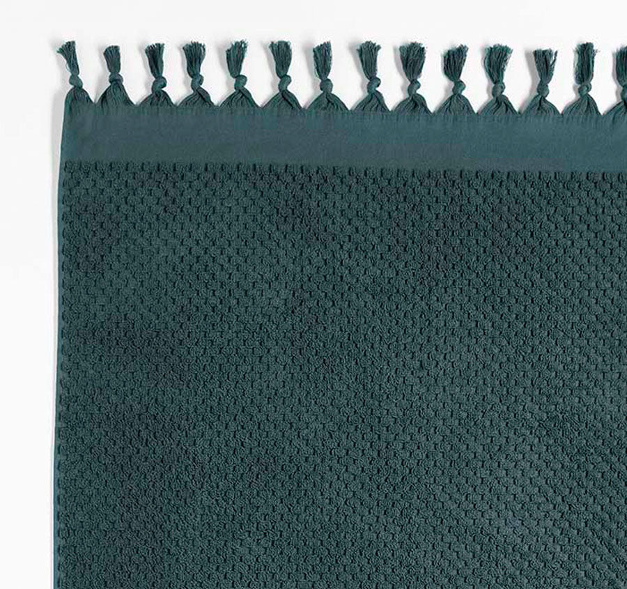 Milos 5 Piece 650GSM Cotton Bath Towel Set Slate - Image 2