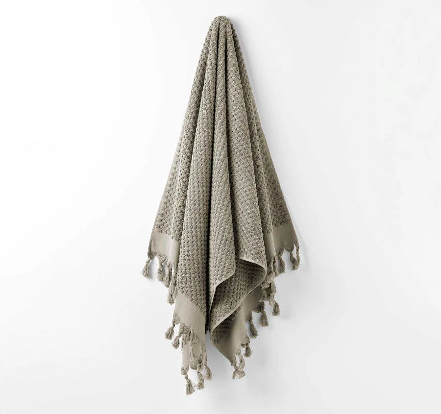 Milos 650GSM Cotton Bath Towel Range Feather