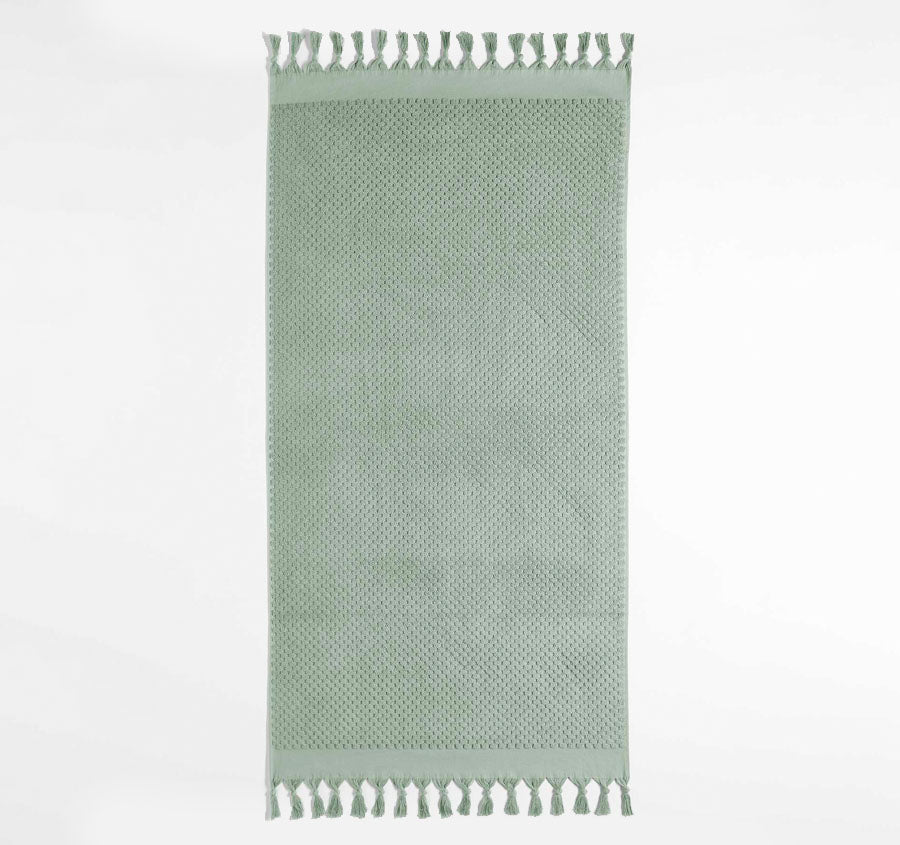 Milos 650GSM Cotton Bath Towel Range Sage - Image 3