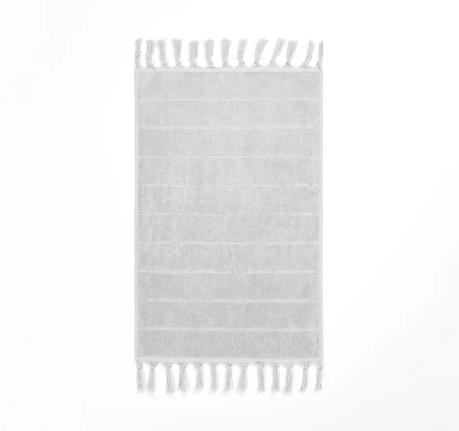 Paros 5 Piece 580GSM Cotton Bath Towel Set Dove - Image 2