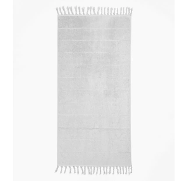 Paros 5 Piece 580GSM Cotton Bath Towel Set Dove - Image 3
