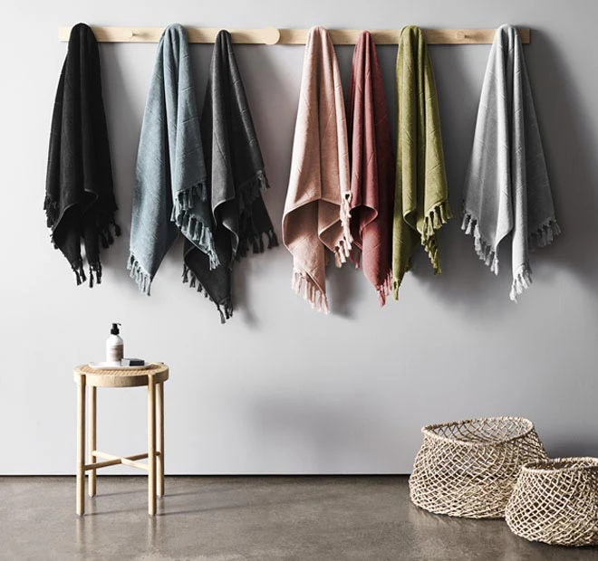 Paros 5 Piece 580GSM Cotton Bath Towel Set Eucalypt - Image 6