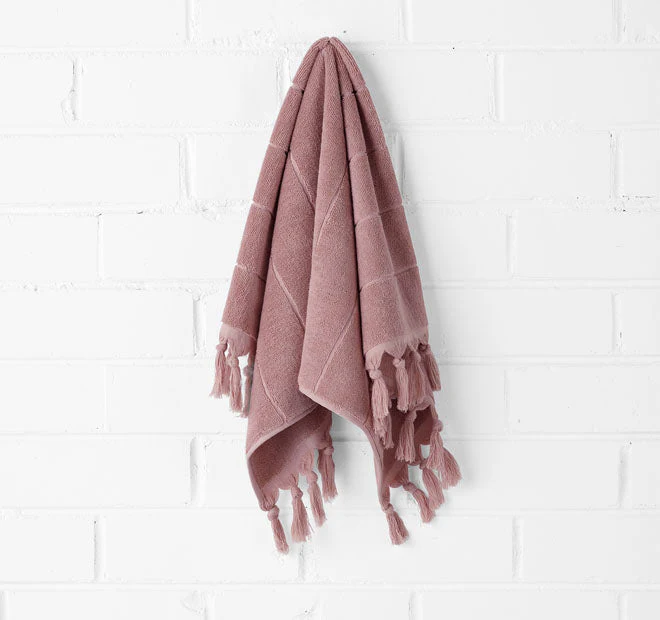 Paros 580GSM Cotton Bath Towel Range Mahogany - Image 4