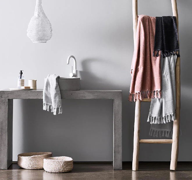Paros 840GSM Cotton Bath Mat White Wash - Image 4