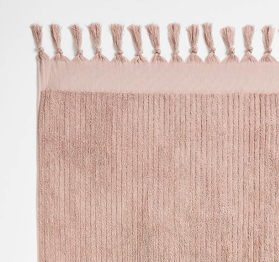 Paros Rib 580GSM Cotton Bath Towel Range Shell - Image 2