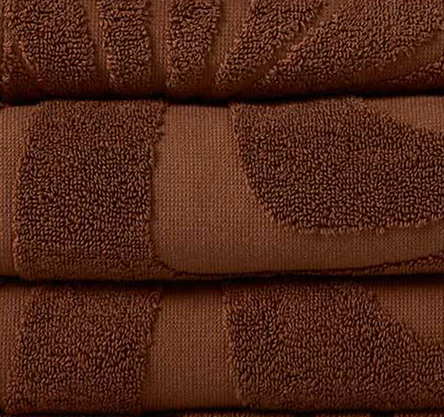 Wave 550GSM Bath Towel Range Pecan - Image 2