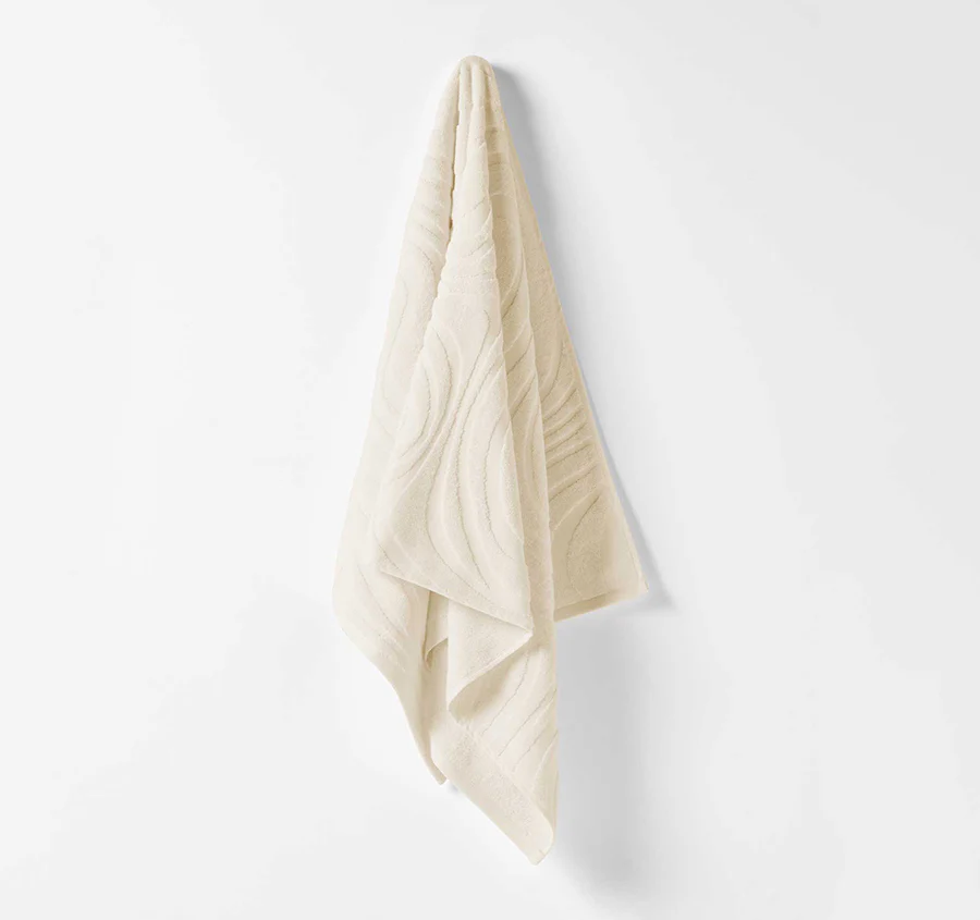 Wave 550GSM Bath Towel Range Sand