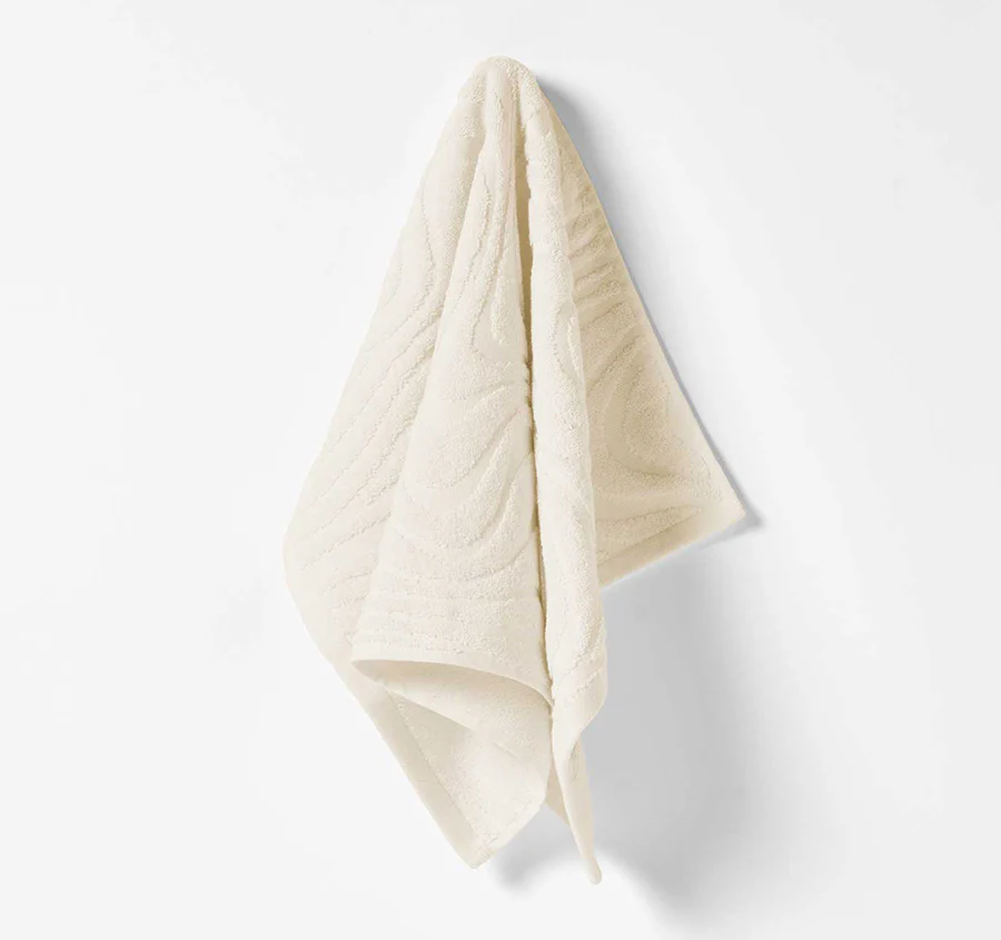 Wave 550GSM Bath Towel Range Sand - Image 4