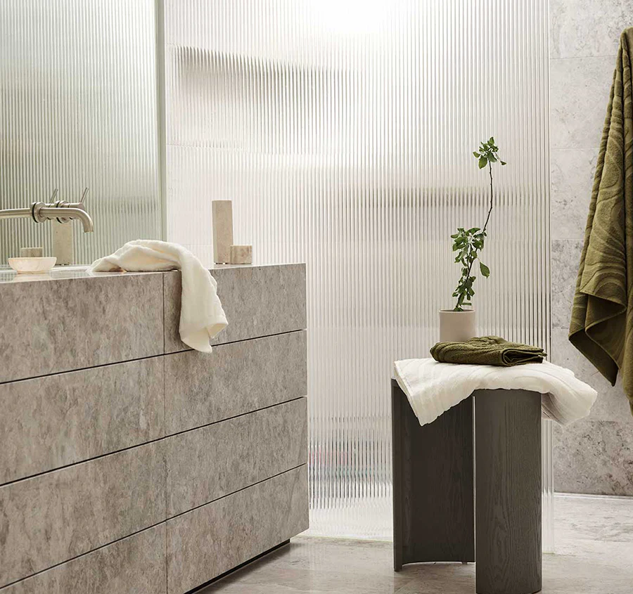 Wave 550GSM Bath Towel Range Sand - Image 6