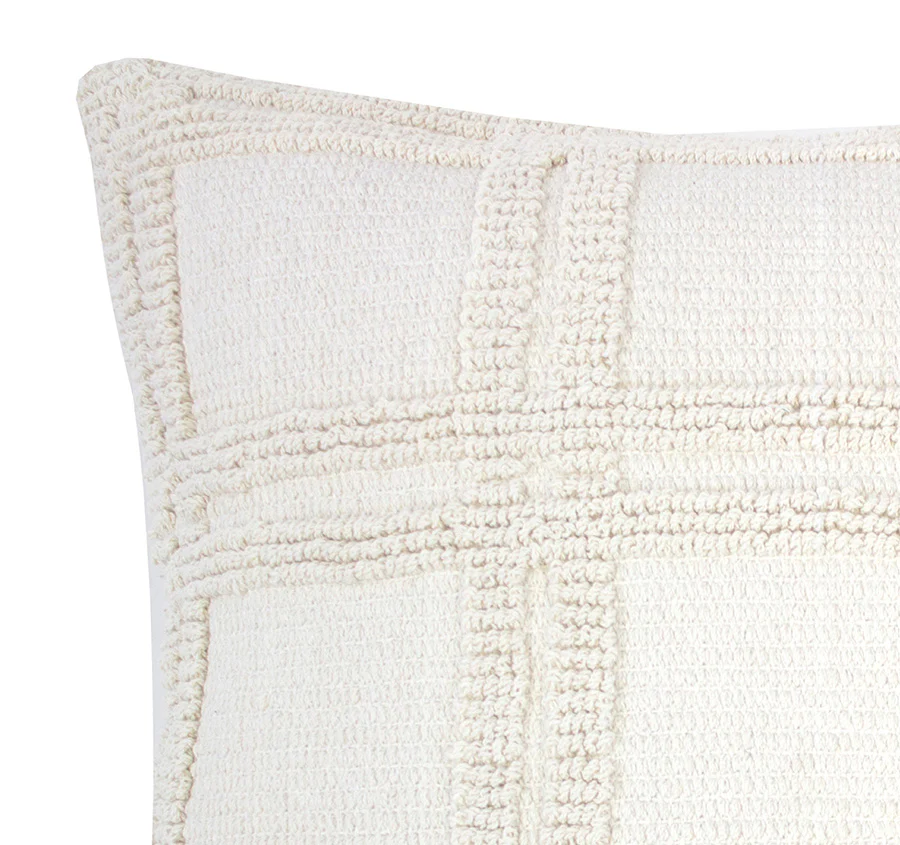 Christos 50x50cm Filled Cushion Ivory - Image 2