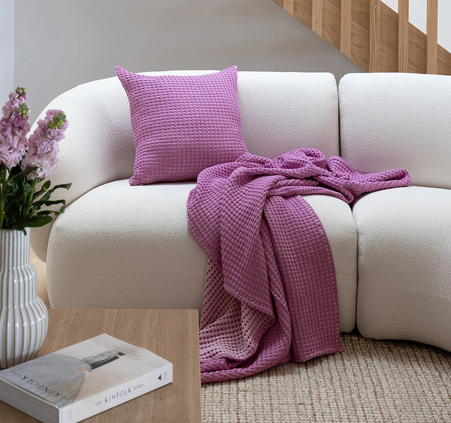 Dora 130x180cm Throw Rug Orchid - Image 3