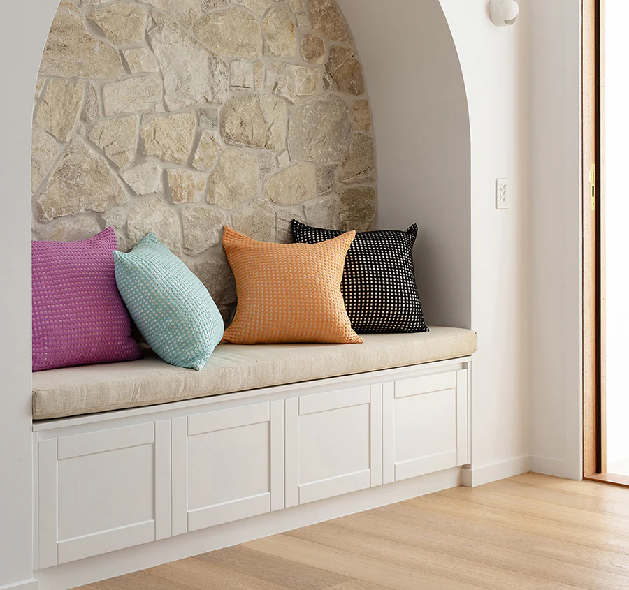 Dora 50x50cm Filled Cushion Peach - Image 4