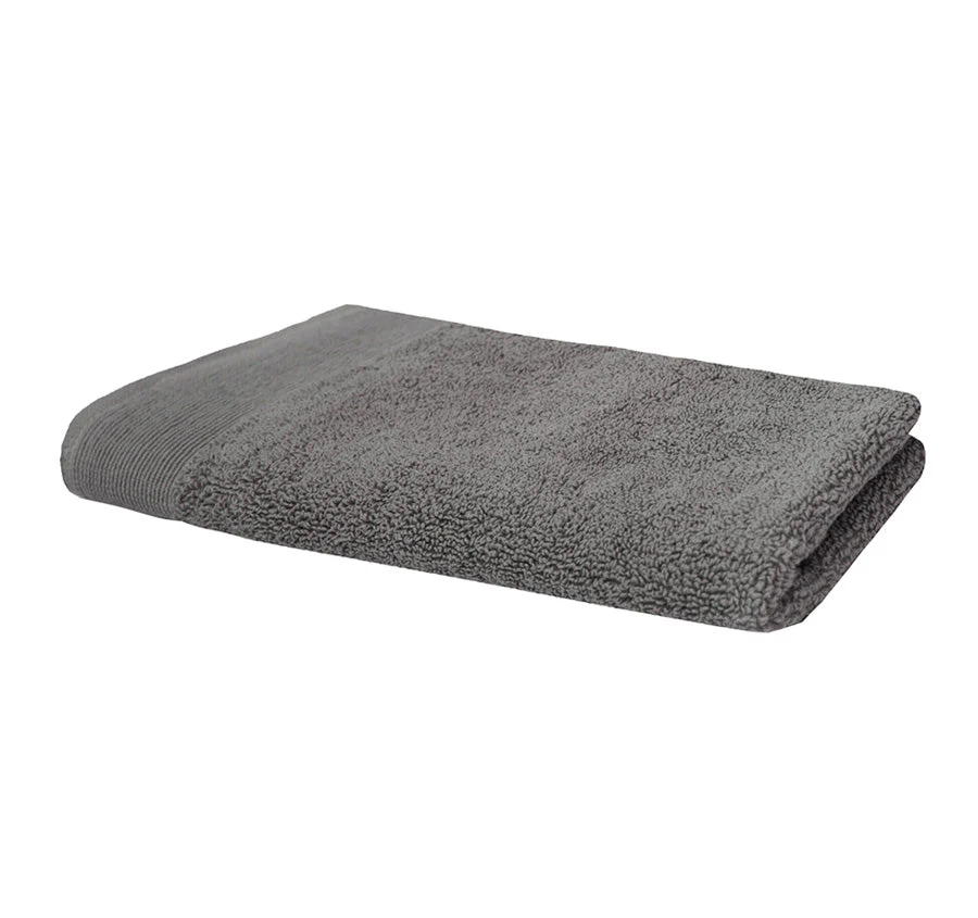 Elvire 4 Piece 600GSM Cotton Hand Towel Set Pewter - Image 2