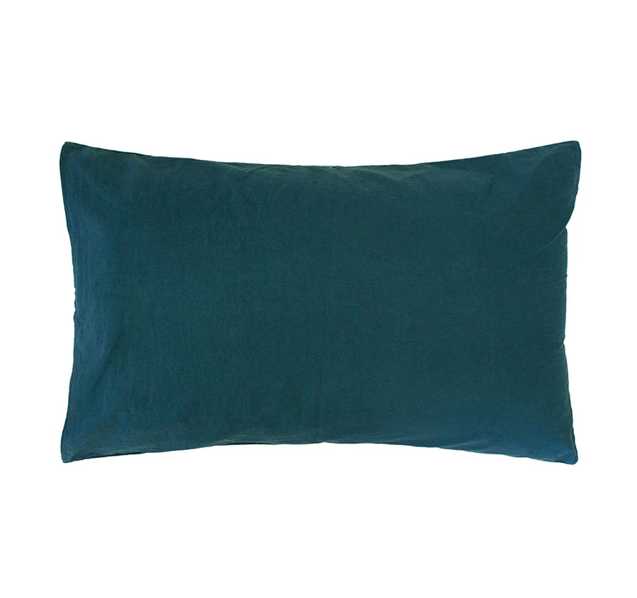 Emerson Quilt Cover Set Range Teal - Image 4