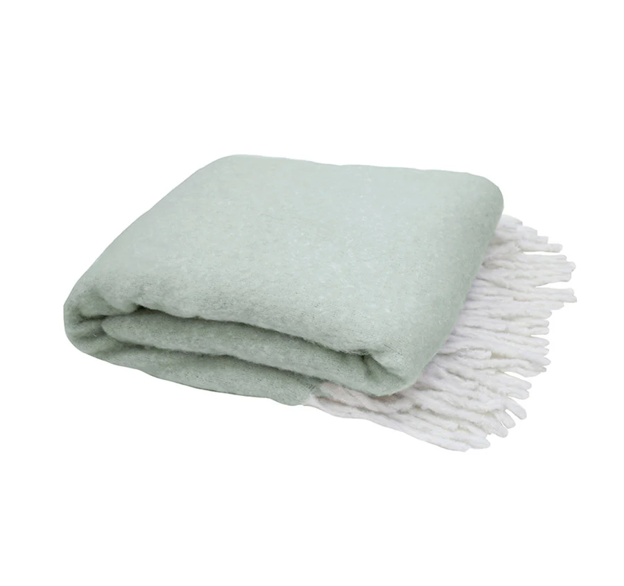 Frankie 130x200cm Throw Rug Eucalyptus