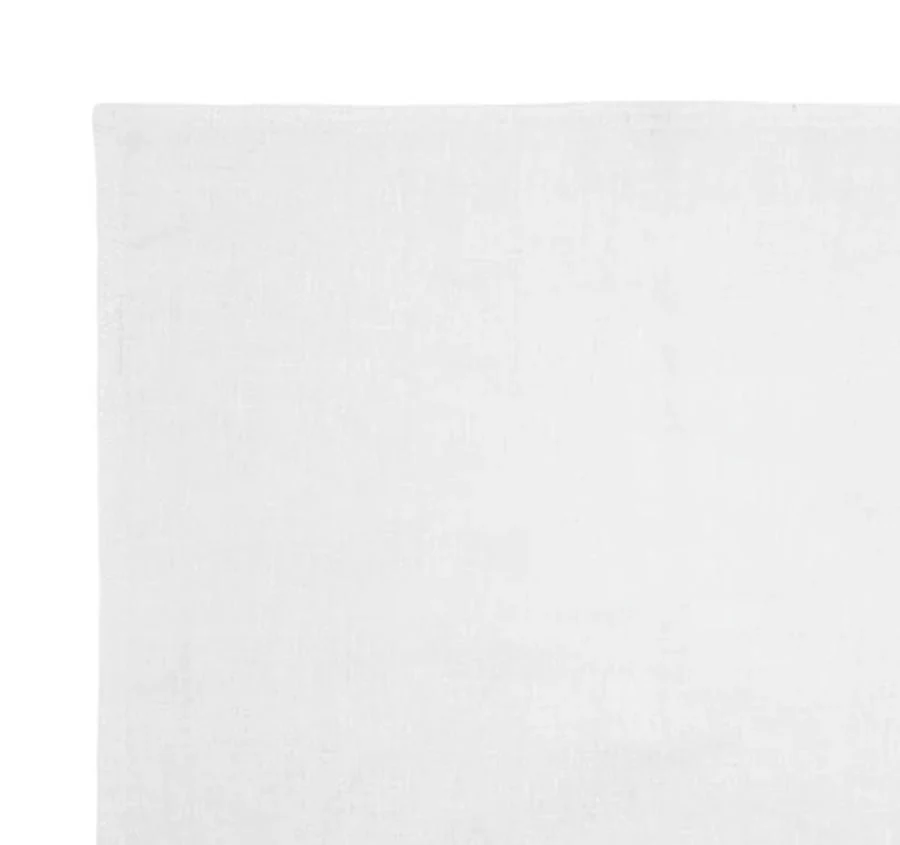 French Linen 33x45cm Placemat Snow - Image 2