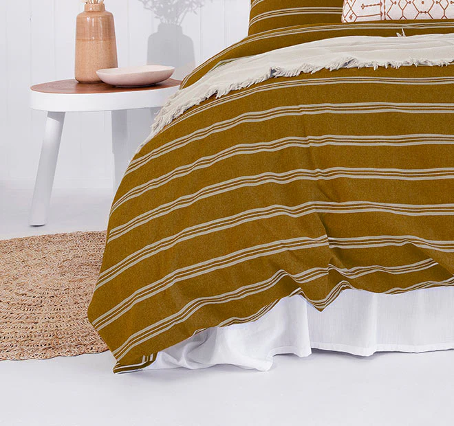 Jasper Quilt Cover Set Range Tobacco - Image 3