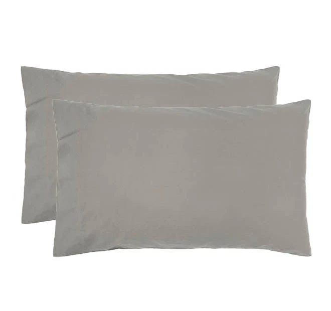 Temple Organic Cotton Quilt Cover Set Range Grey - Image 6